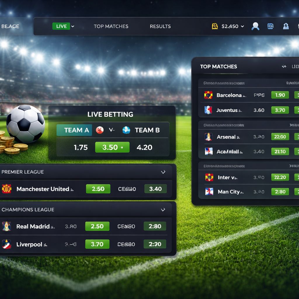 Apuestas de fútbol Millon y cobertura deportiva en línea