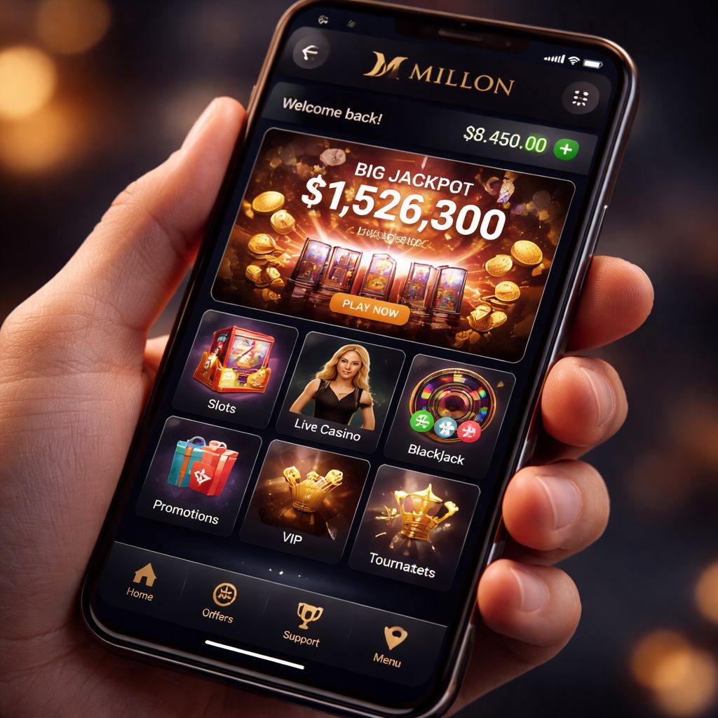 Acceso a juegos en smartphone Millon para usuarios en México