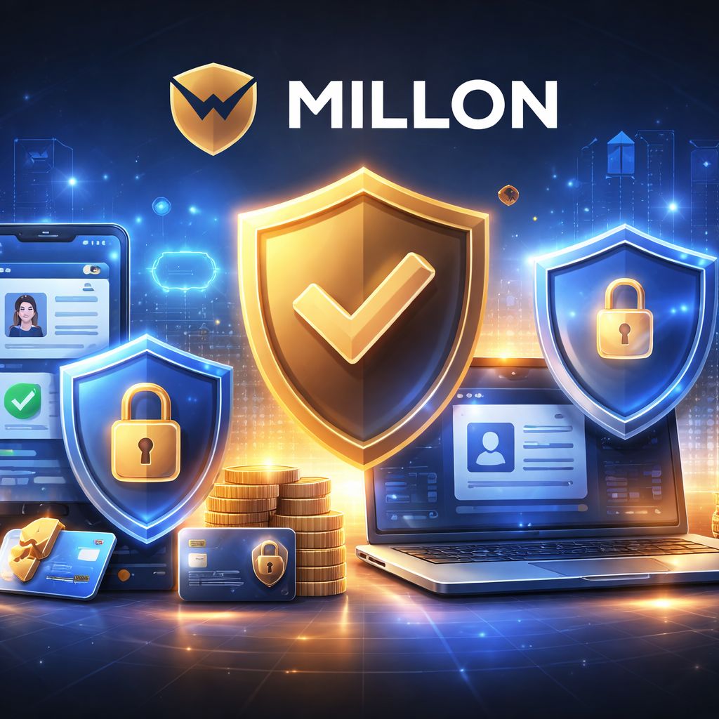 Verificación de cuenta Millon y herramientas de seguridad